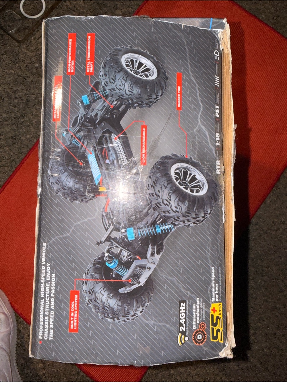 Hosim 2 Pack 1:10 Brushless RC Car for Adults, 68+KMH Remote Control Car Fast